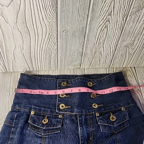 Younique High Waist Sailor Jeans Retro Look Juniors Size 9 - Picture 10 of 12